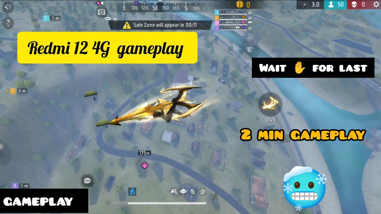 Rank push 💪  Br_ranked  gameplay  🥵🥶|| normal gameplay  Redmi 12 4G 🫡|| @TotalGaming093 #freefire ||