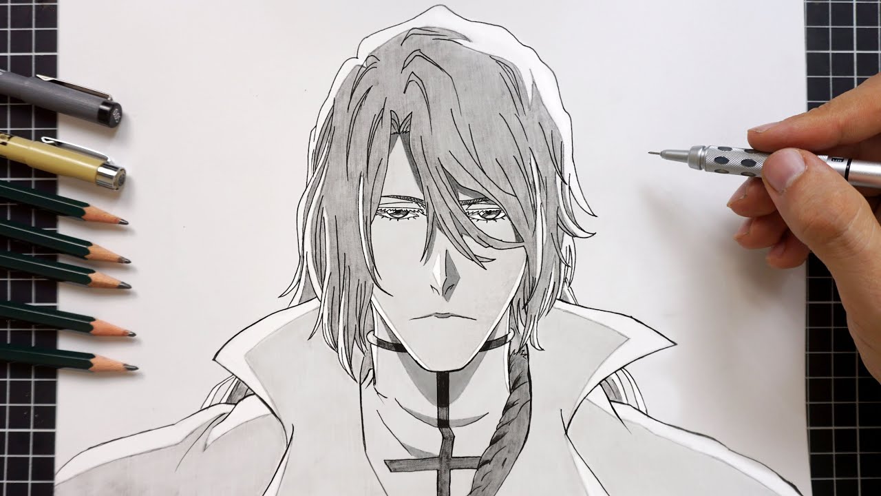 how to draw Jugram Haschwalth | Bleach | Step by Step - Easy Drawing Tutorial