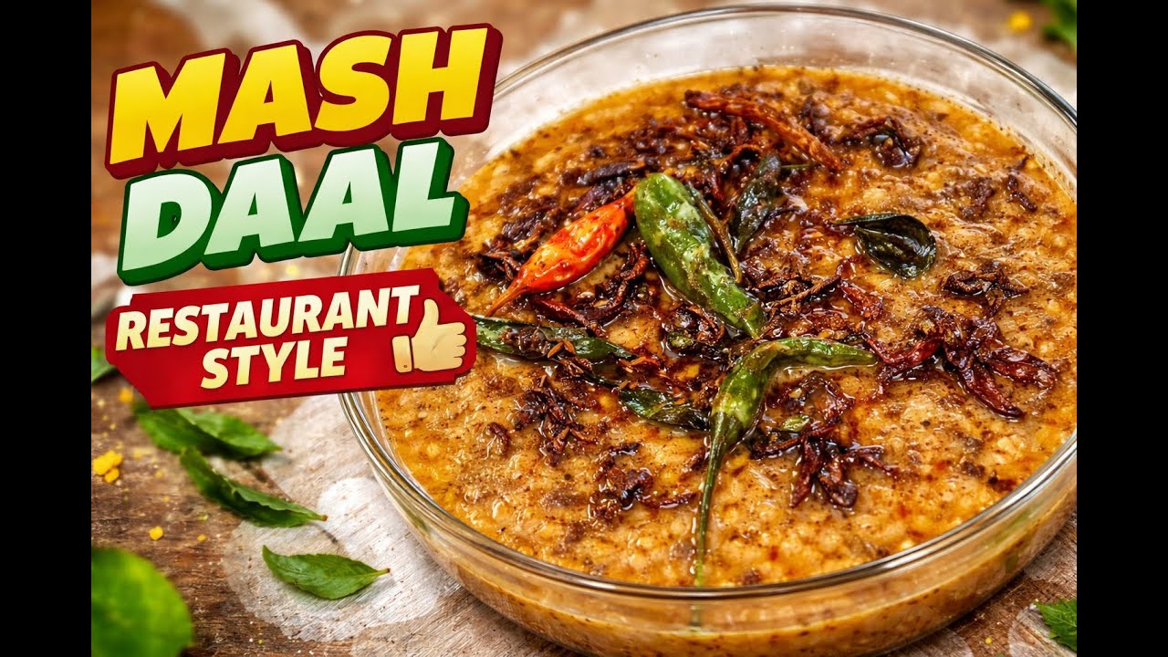 Dhaba Style Mash Daal | Full of Desi Flavour#food #recipe #most #viral #viralvideo #video 