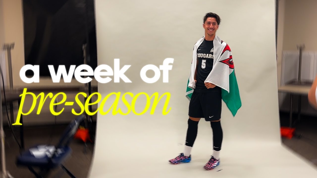 a week of college soccer pre-season.