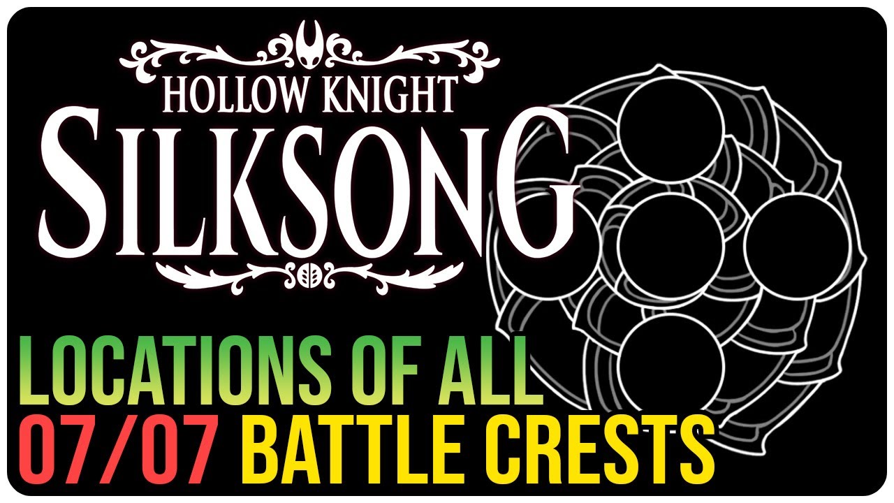 All Crest Locations &ndash; Hollow Knight Silksong &ndash; Consumed Achievement