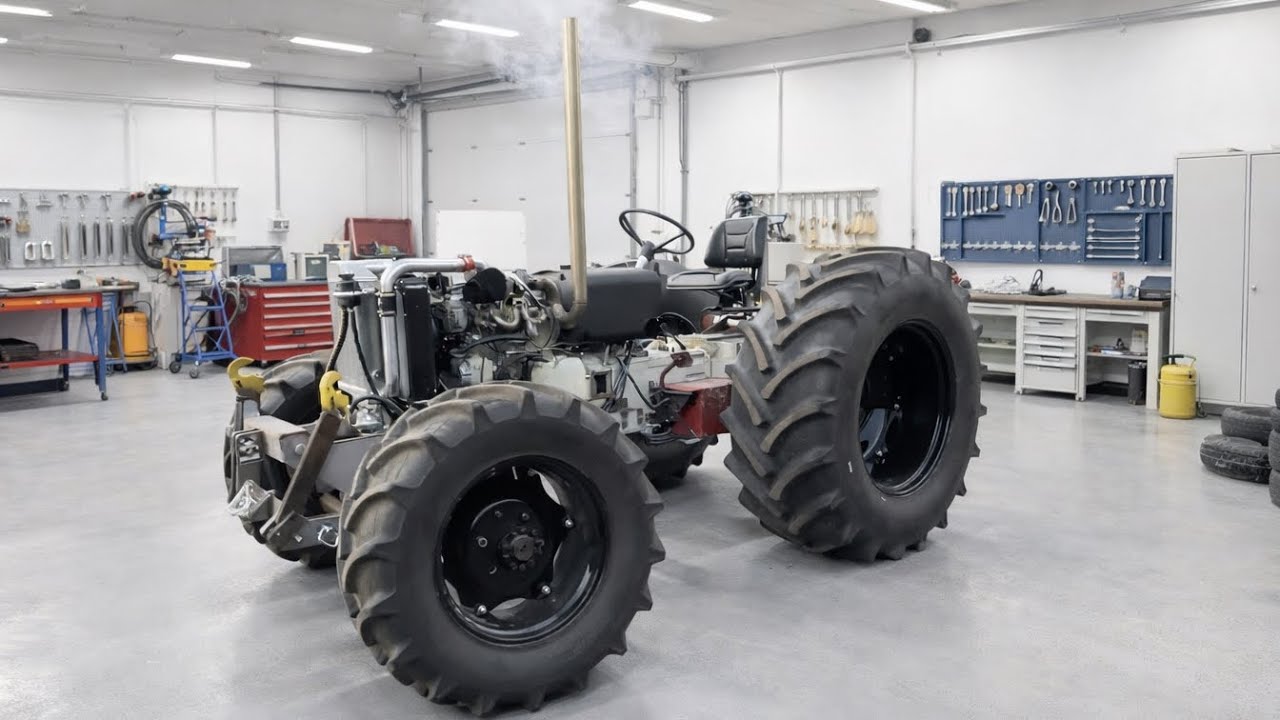 TESTY WSPOMAGANIA i SKRĘTU w URSUS C- 350 TURBO 4x4 150 Koni