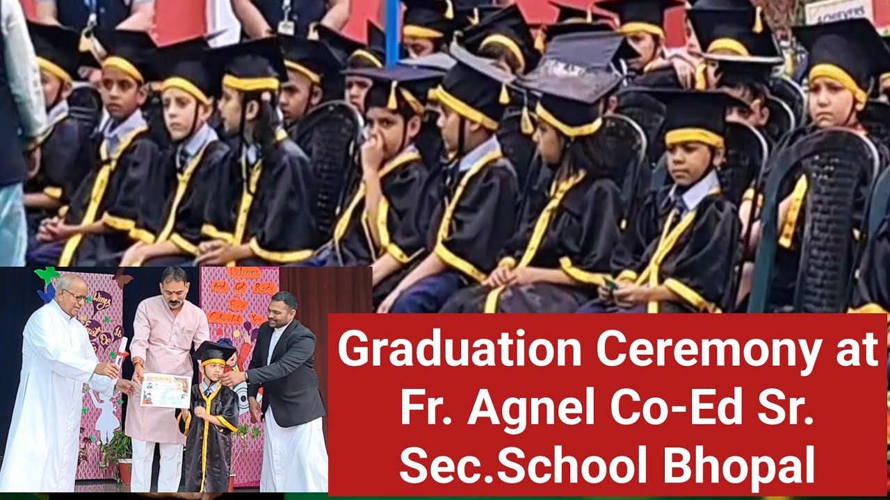 Graduation Ceremony at Fr. Agnel Sr. Sec. School, Bhopal #topschool #graduation2024 #kids