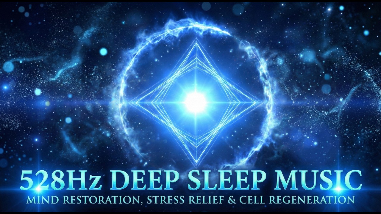 528Hz DEEP Sleep Music ~ Mind Restoration ~ Stress Relief ~ Cell Regeneration ~ 10 Hours of Healing