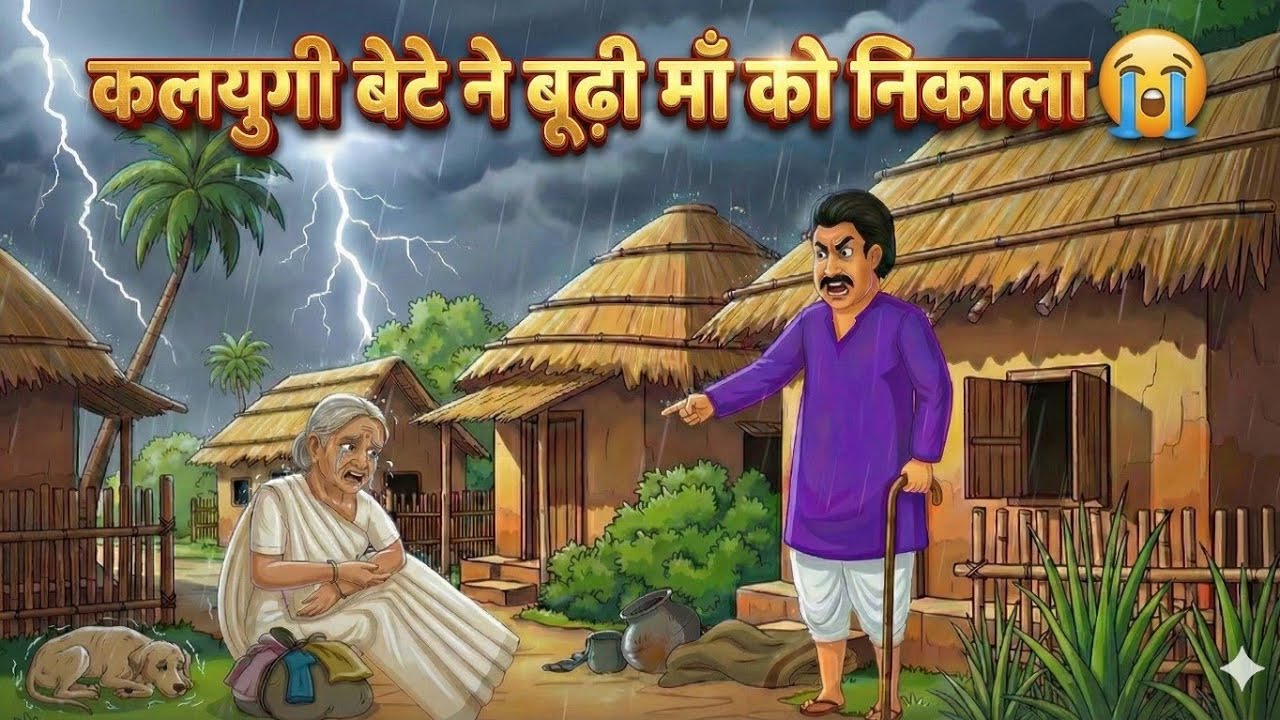 कलयुगी बेटे ने बूढी माँ को निकाला  | Hindi moral Story | Bedtime Stories | Moral stories