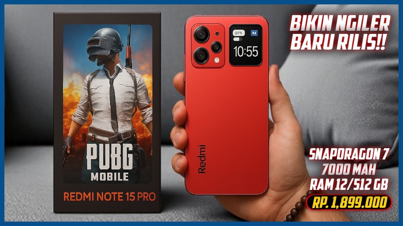 SUMPAH BIKIN NGILER! REDMI NOTE 15 PRO RAM 12/256GB, 7000 MAH, SNAPDRAGON 7 GEN 4, 144HZ #hp #realme