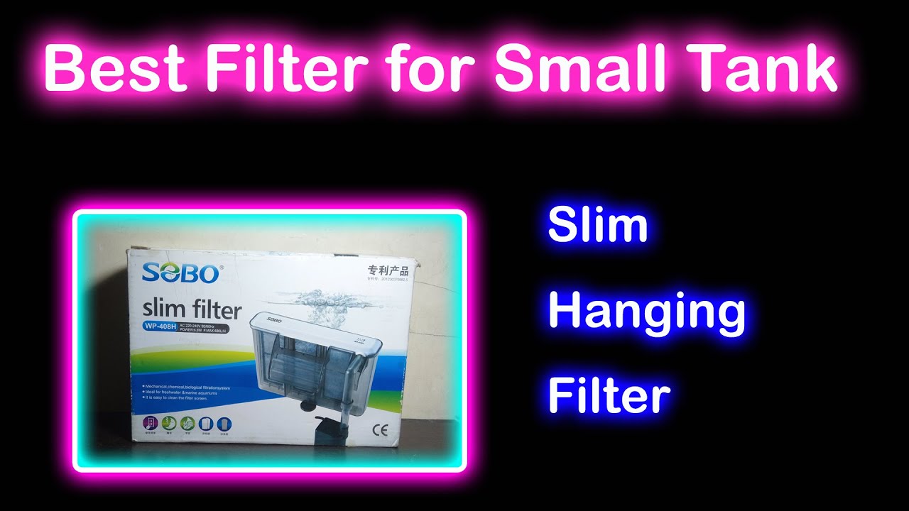 SOBO Slim Aquarium Filter || Best filter for nano tank |