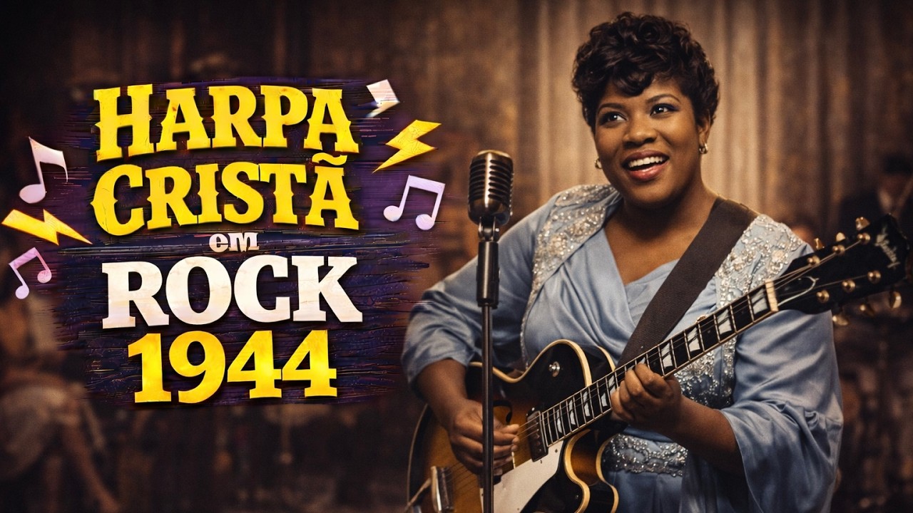 Harpa Cristã em Rock 1944 | 30 Minutos de Rock Gospel Vintage 40s | Hinos Clássicos em Nova Versão