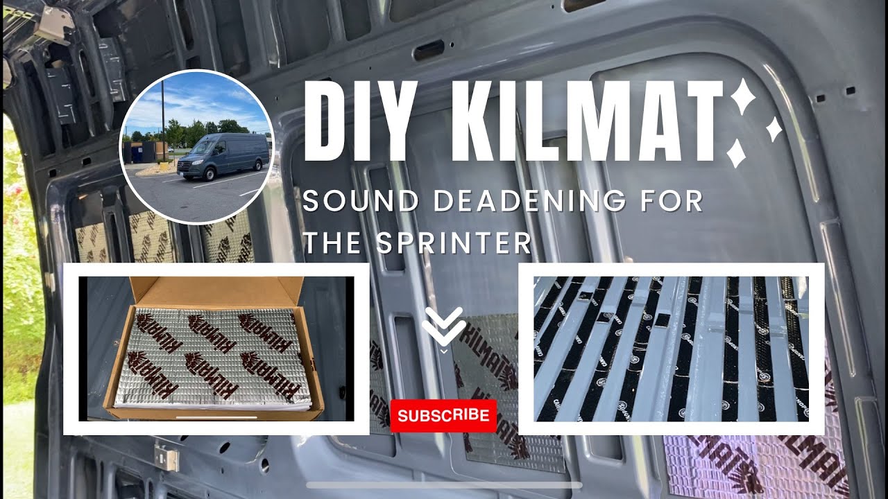 KILMAT sound deadening installed on our 2019 sprinter van