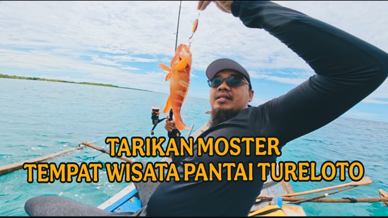 Mancing Pantai Toreloto - Mancing tarikan Moster di Tempat Wisata Pantai Toreloto #fishing #mancing