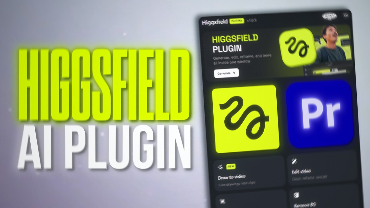 The NEW Higgsfield AI Plugin for Premiere Pro & After Effects - Should You Use It? (Honest Review)