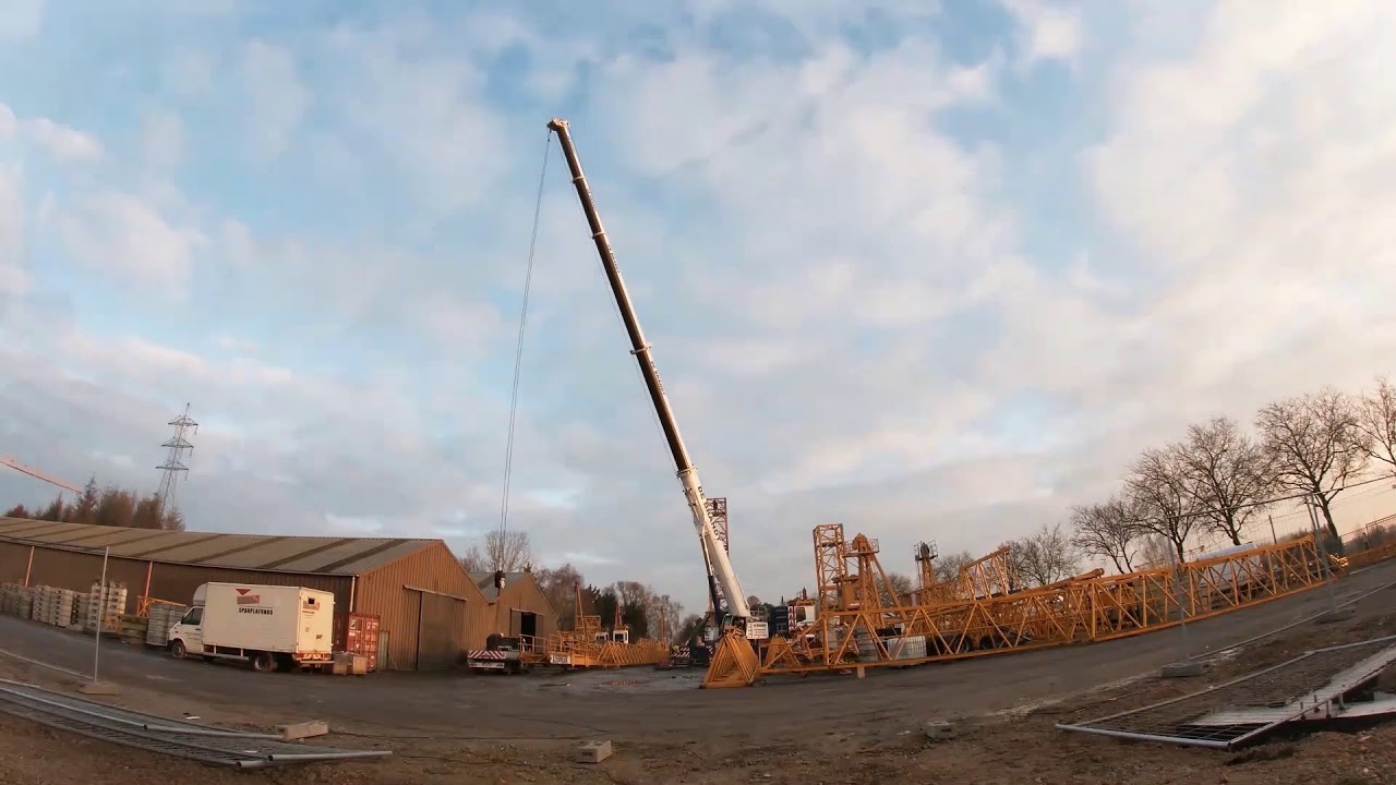 Van Der Spek NV_Timelapse disassembly a Liebherr 390 HC-S and assembly a 630 EC-H 25 Litronic.