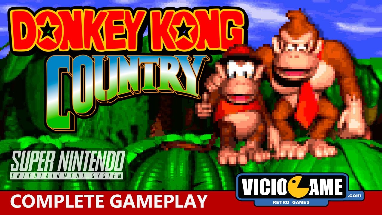 🎮 Donkey Kong Country (SNES) Complete Gameplay