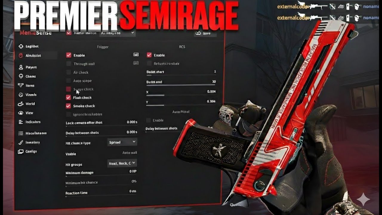 Premier Legit/Semirage ft.memesense.gg
