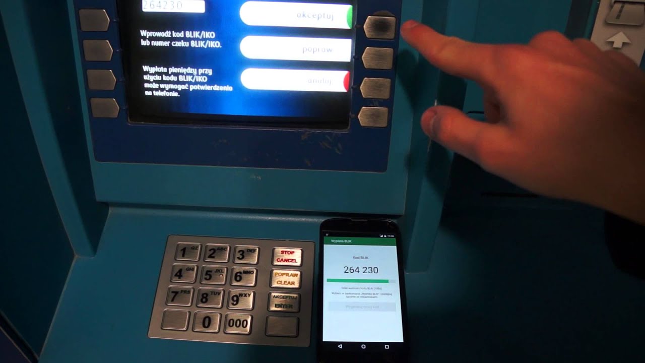 BLIK: Jak wypłacić pieniądze z bankomatu?