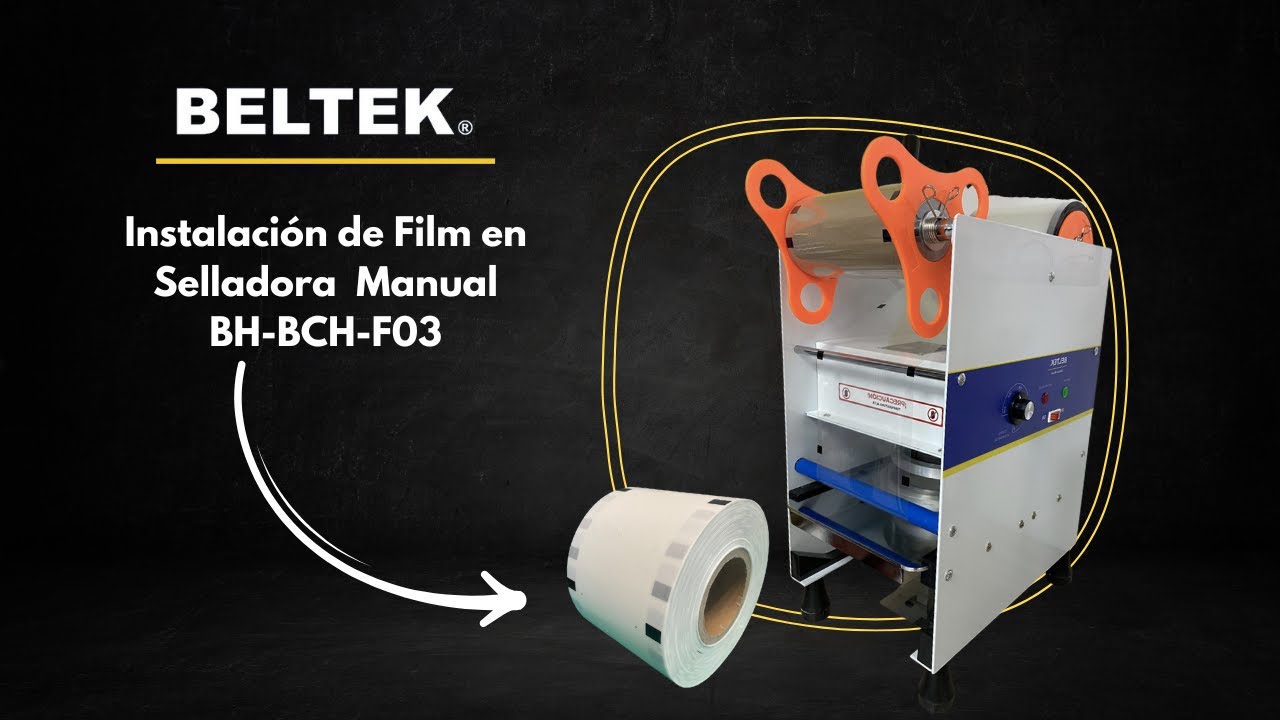 Instalación de Film en Selladora Manual F03