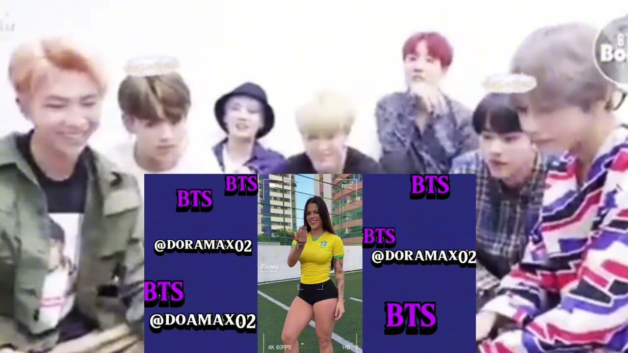 BTS REAGINDO A MÚSICA BRASILEIRA 💜💜💜