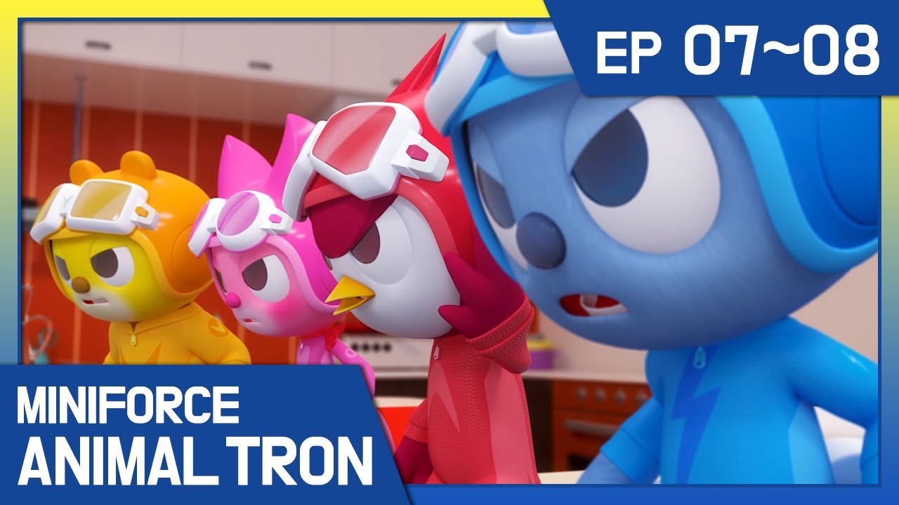 [Miniforce Animaltron] 🦁Ep.7-8 Compilation