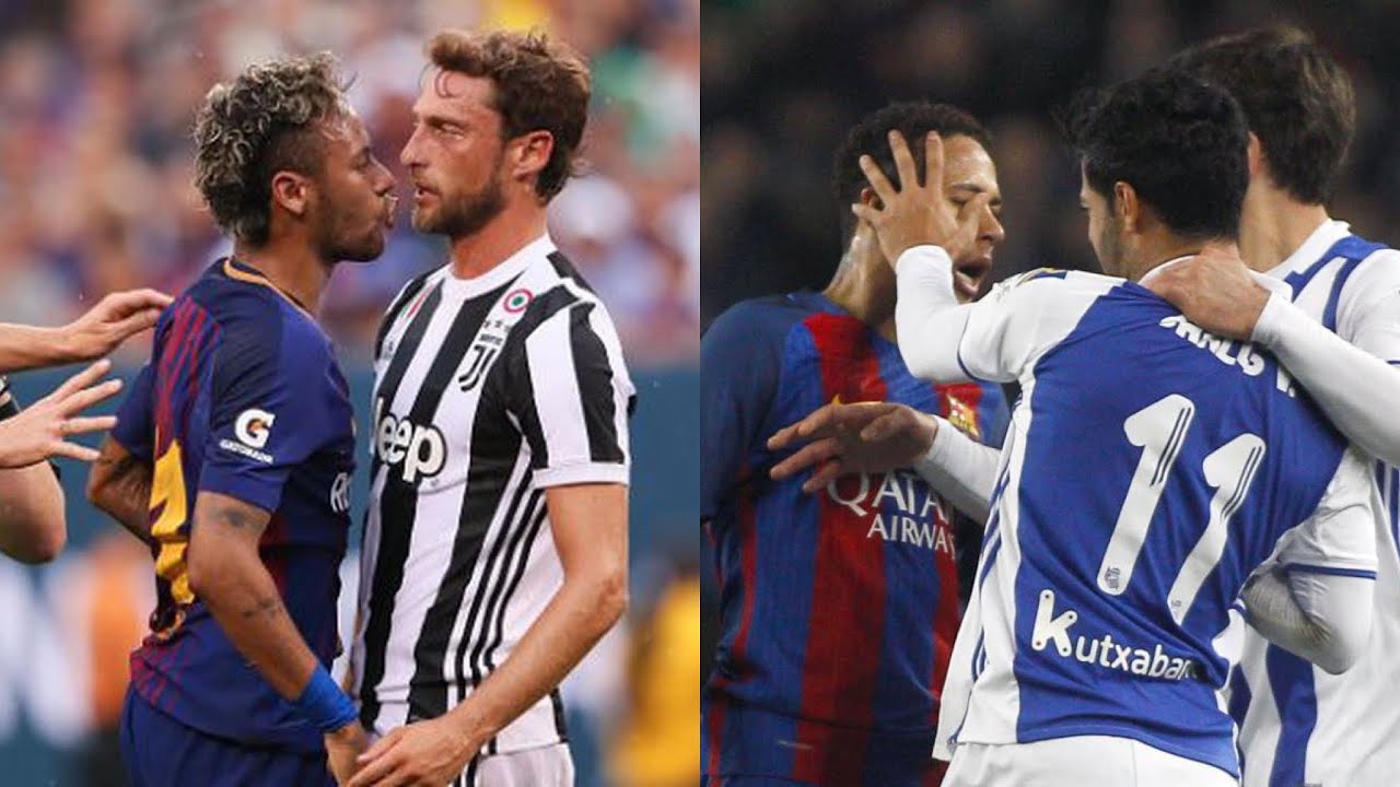 Fc Barcelona Fights 2017/18 (Fights ,Fouls,Red Cards,) Part 1