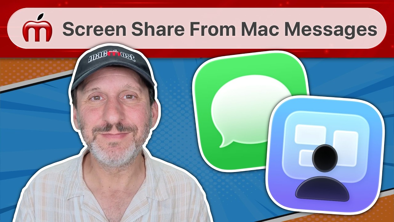 Helping Others With Their Macs Using Screen Sharing Through Messages