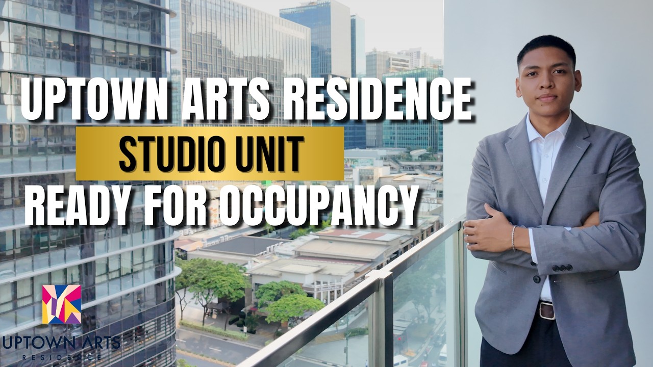 Uptown Arts Residence Inside Studio Unit + Price #uptownartsresidence #readyforoccupancy #bgccondo