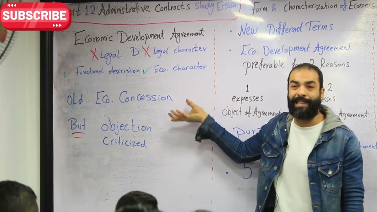Form and Characterization of Economic Development Agreements  - Administrative Contracts Part 13