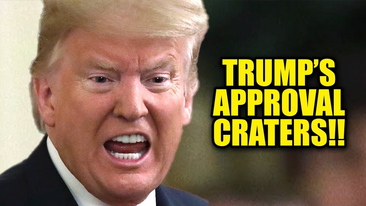 Рейтинг Трампа рухнул, а его одобрение упало до рекордно низкого уровня!