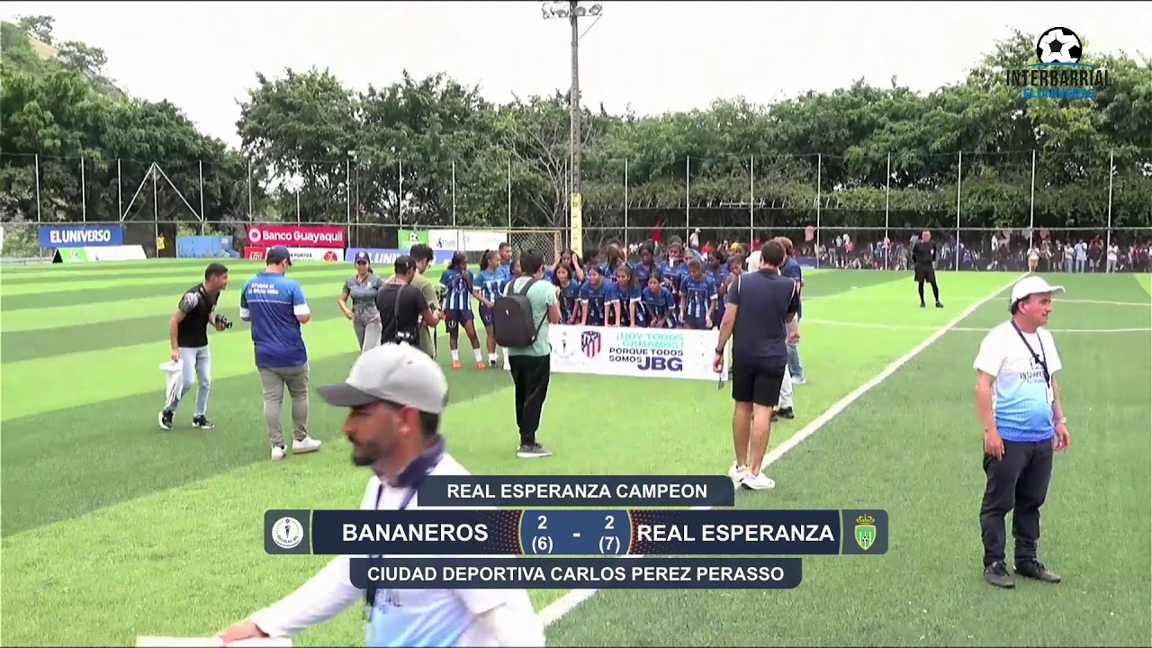 En Vivo: JBG Unión de Bananeros vs. SD Real Esperanza - Interbarrial El Universo