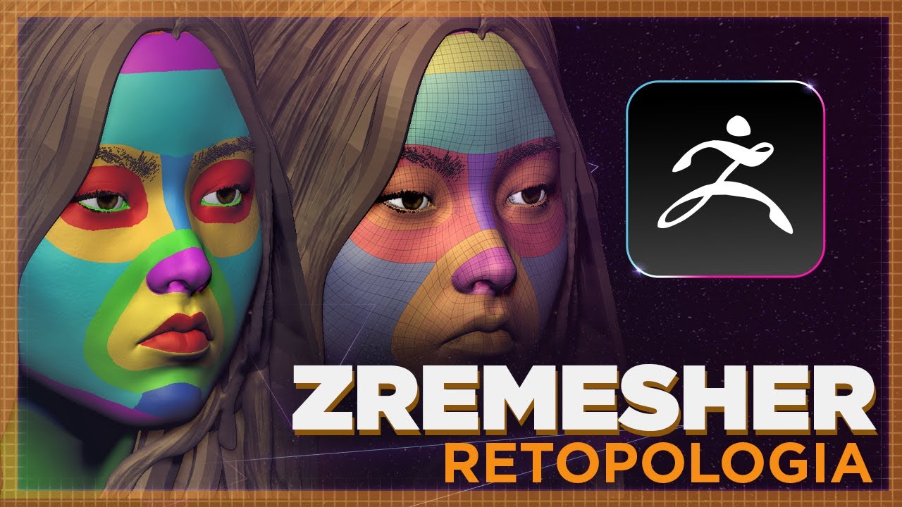 Como fazer retopologia usando ZRemesher | Zbrush Tutorial #056