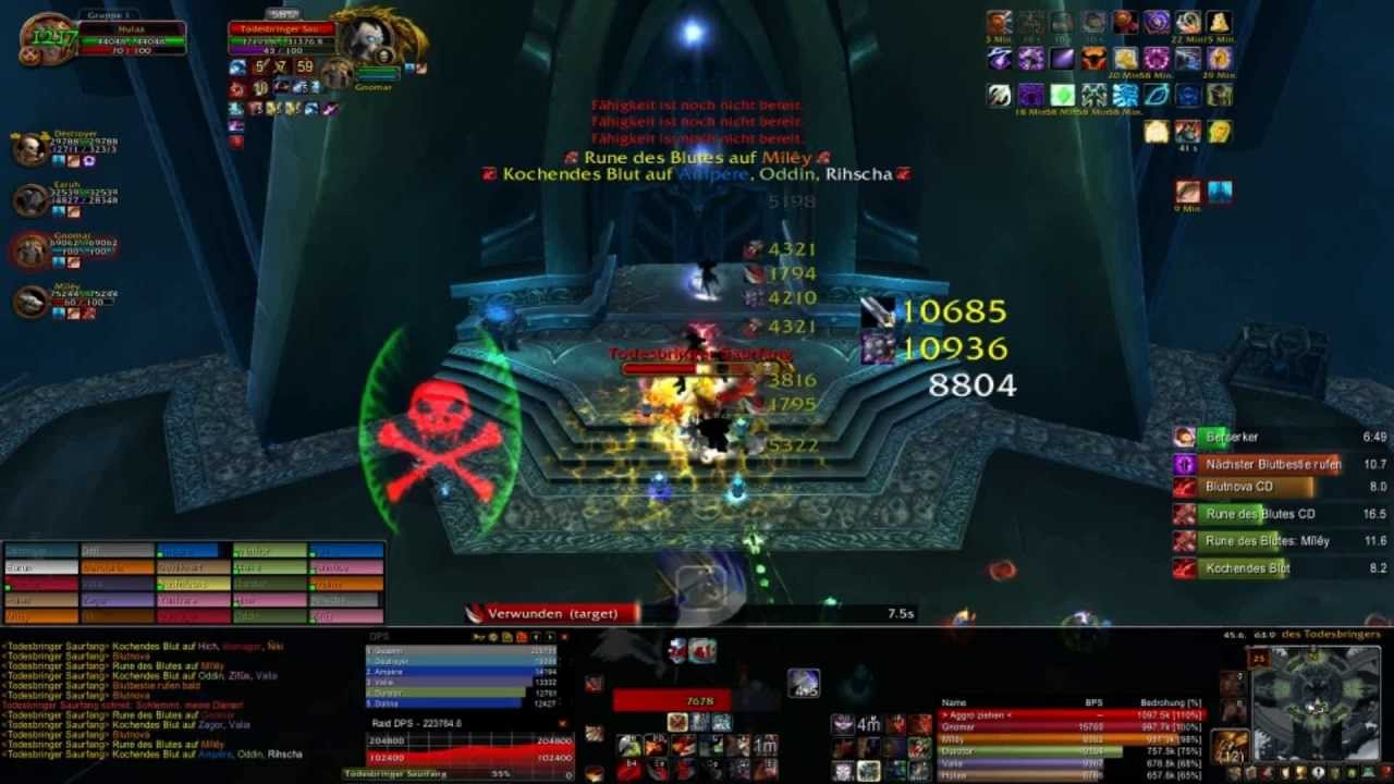 Hulaa - Arms Warrior DPS TEST - Deathbringer Saurfang 25
