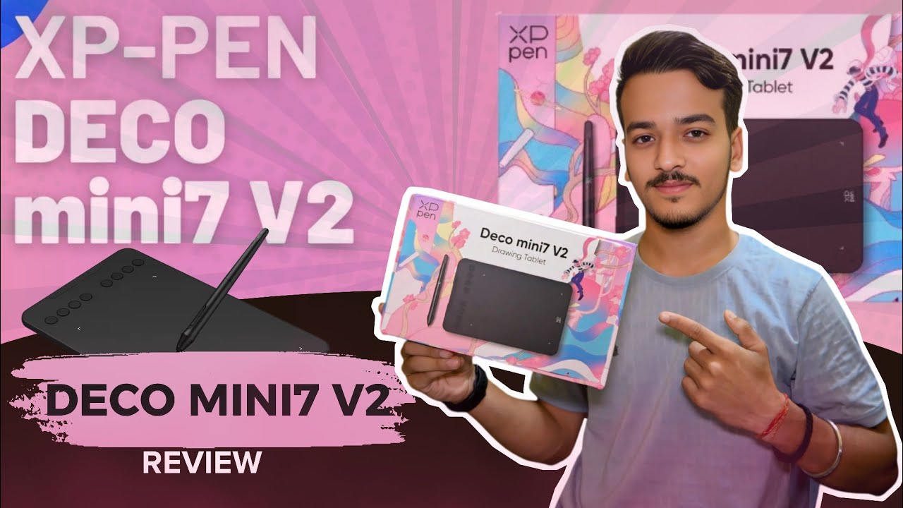 Deco Mini 7 V2 Review in Hindi – Best Budget Drawing Tablet ?