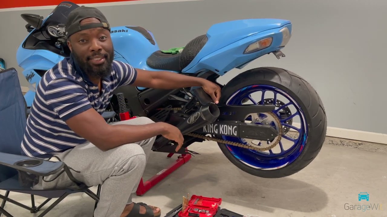 ZX14 Side License Plate Install