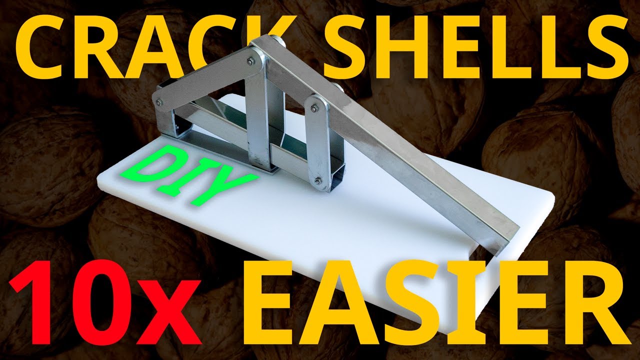 DIY Nut & Crab Shell Cracker with 10x Mechanical Advantage