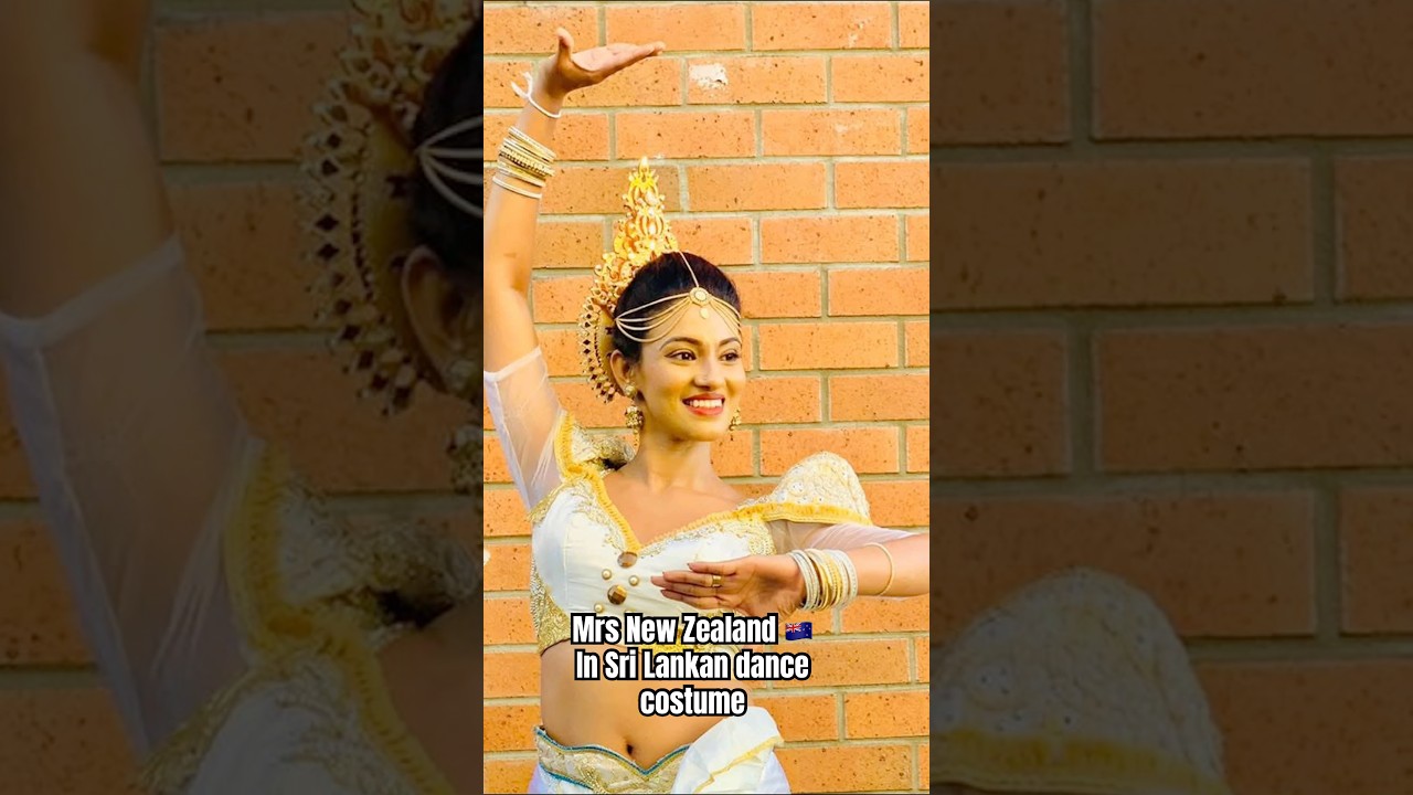 Mrs New Zealand 🇳🇿 in Sri Lankan 🇱🇰 traditional Dance costume #fypシ゚viral #dance #srilankan