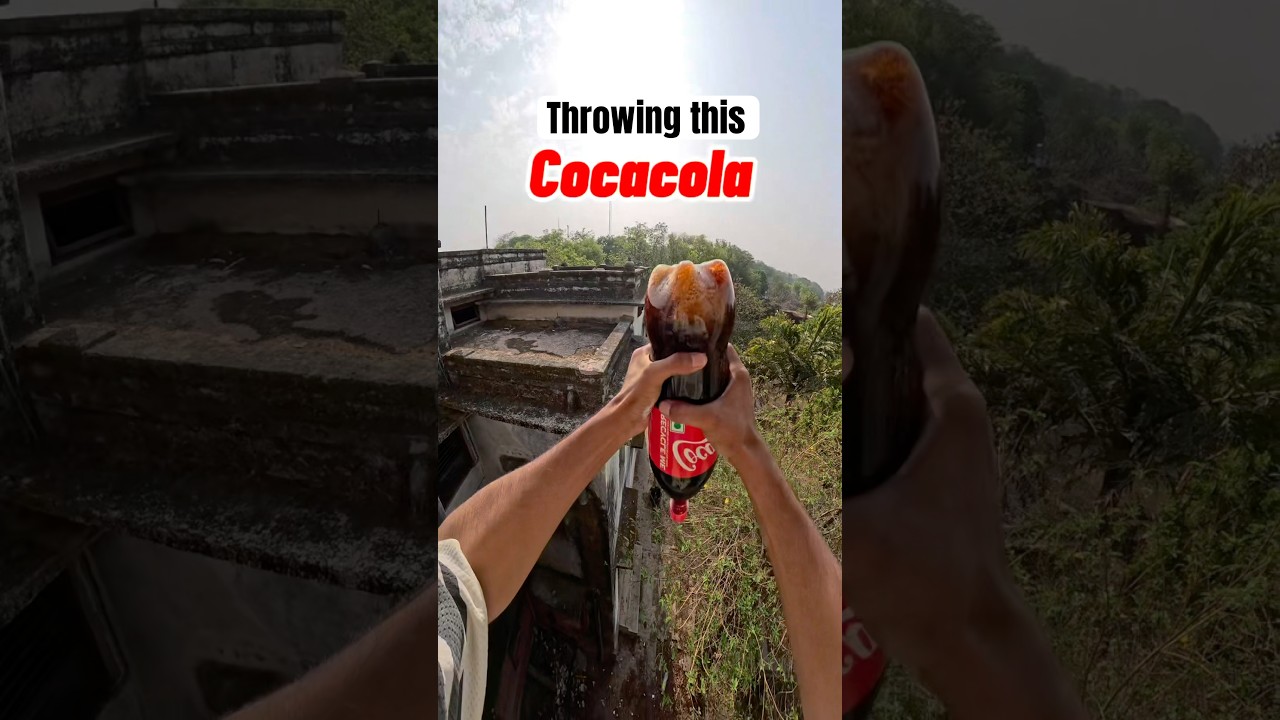 Throwing top 5 cold drinks in india #colddrink #softdrink #shorts #shortsfeed