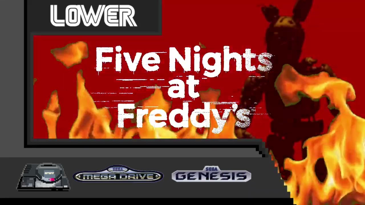 Five Nights At Freddy's 3 Die In A Fire Sega Mega Drive/Genesis Remix