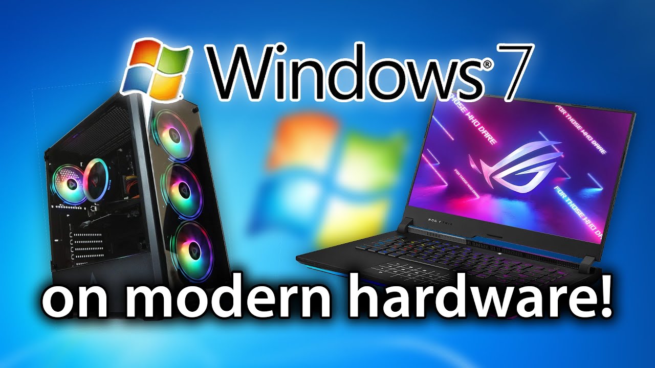 How to install Windows 7 on modern hardware!