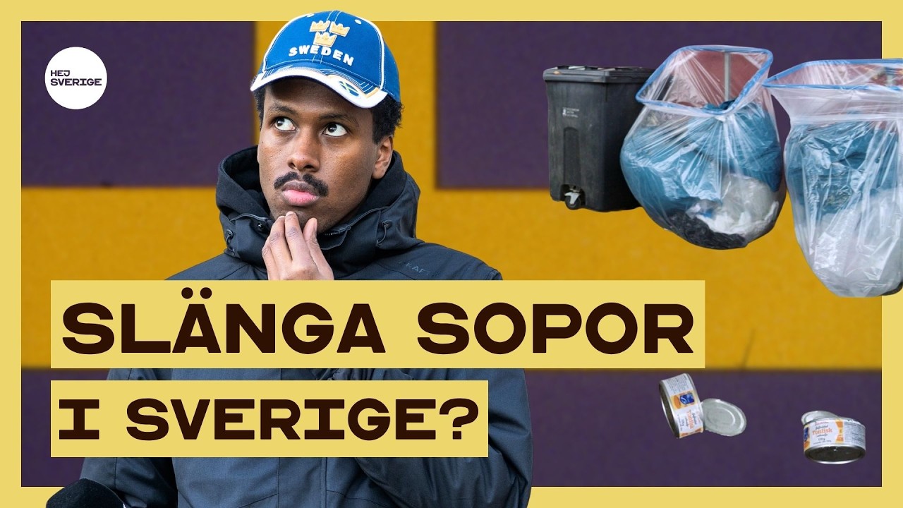 Källsortering i Sverige | SVERIGEKURSEN med Liban - På lätt svenska