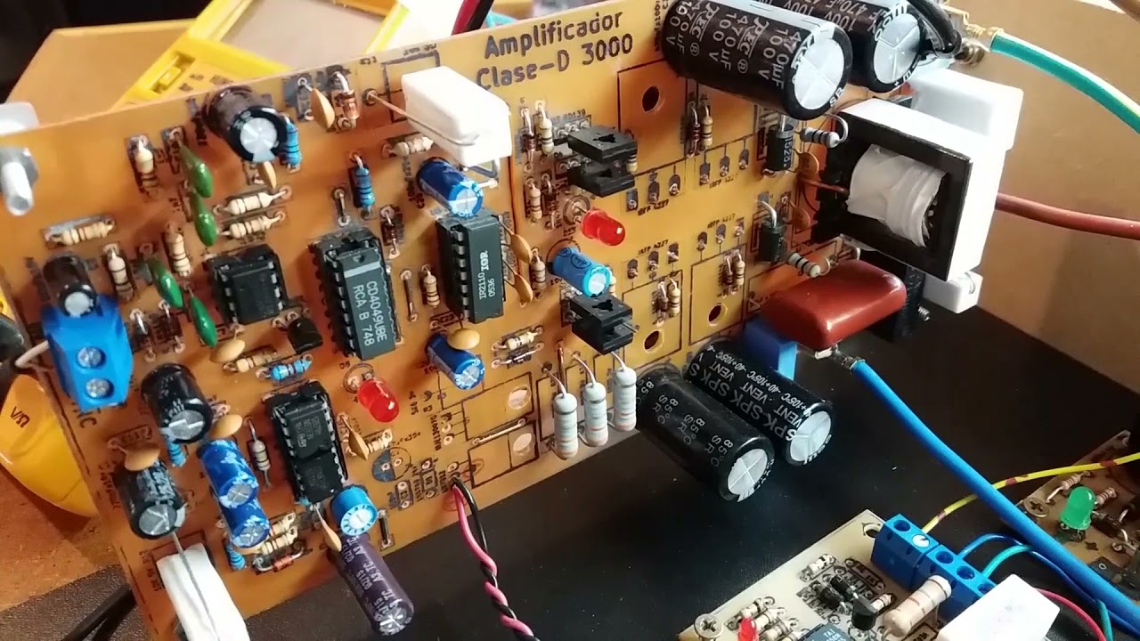 Medición de potencia de un amplificador Clase-D 3K