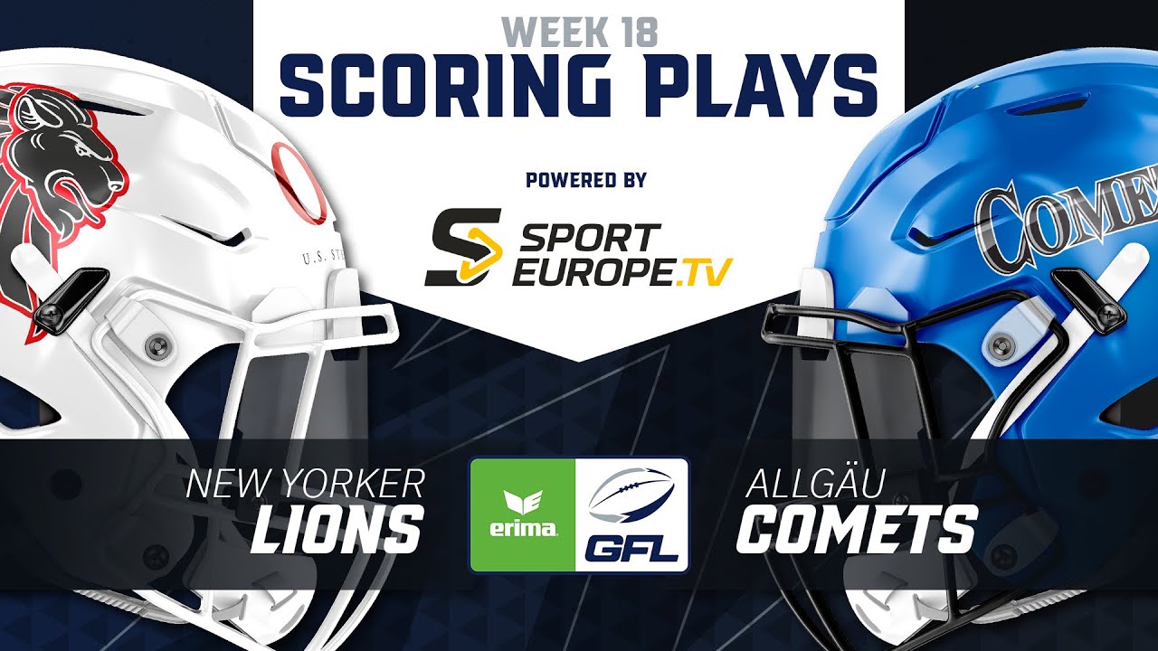 New Yorker Lions Braunschweig vs. Allg&auml;u Comets | Highlights - ERIMA GFL | SDTV