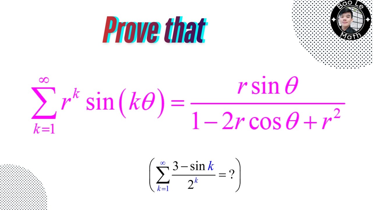Elegant Proof of Trigonometric Power Series Formula with Euler's Formula