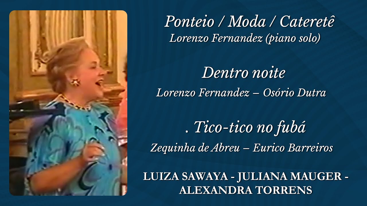Ponteio * Moda * Cateretê (piano solo) // Dentro noite // Tico-tico no fubá