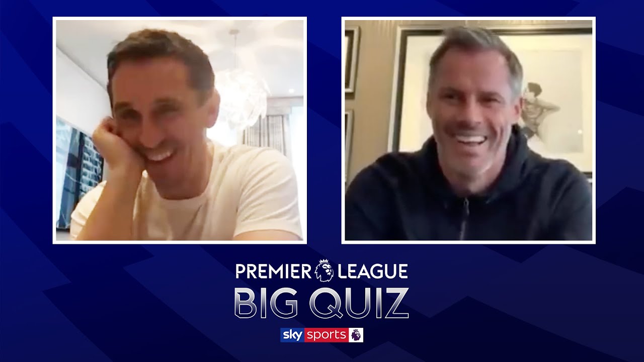 Gary Neville vs Jamie Carragher in the ULTIMATE Premier League quiz with Martin Tyler!