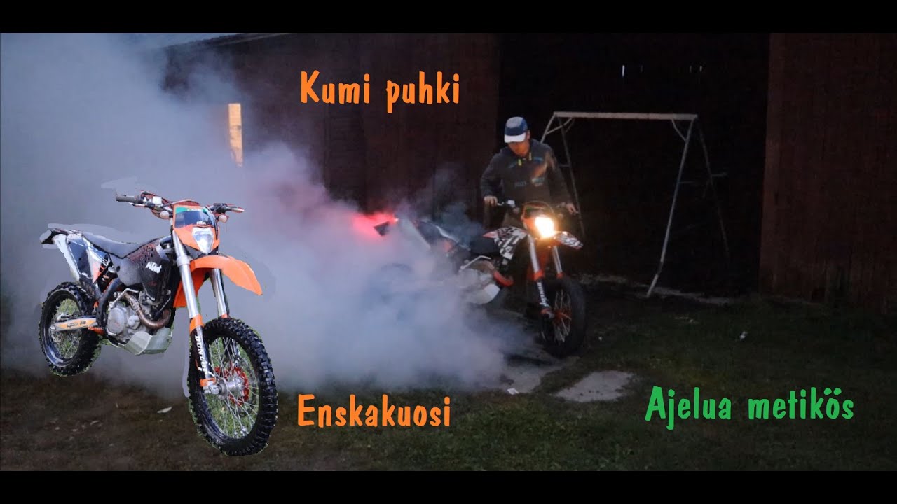 Smotokauden päättö ja enskailua //KTM EXC400