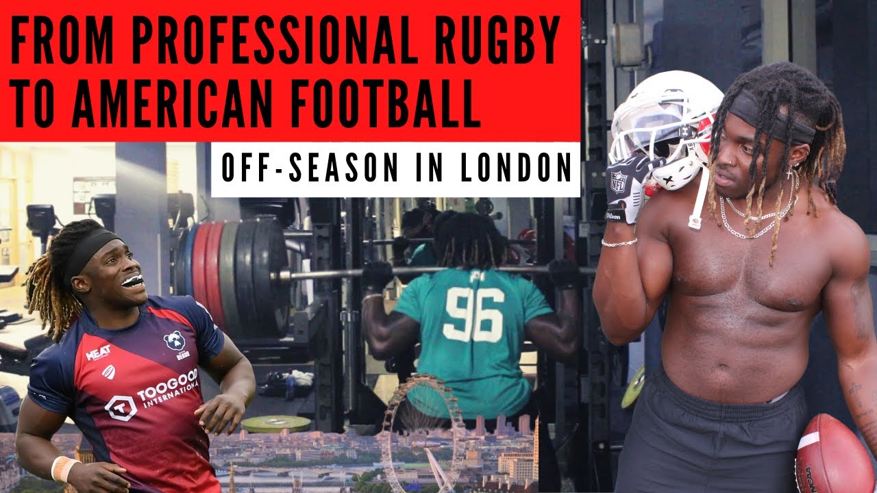 FROM PROFESSIONAL RUGBY TO AMERICAN FOOTBALL | OFF-SEASON IN LONDON | 250 KG SQUAT?? | VLOG #1