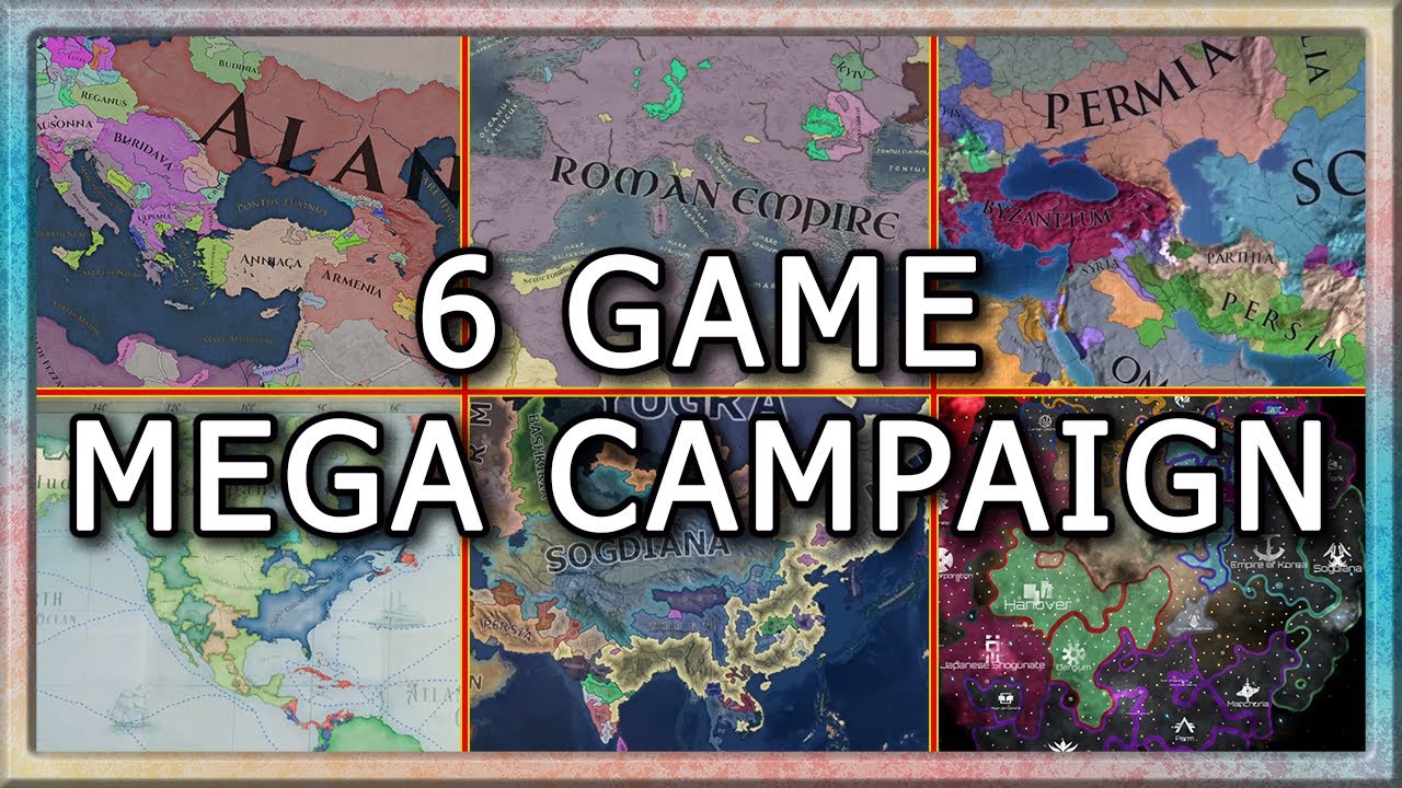 6 Game Mega Campaign - Imperator to CK3 to EU4 to Vic3 to Hoi4 to Stellaris - 3388 years!