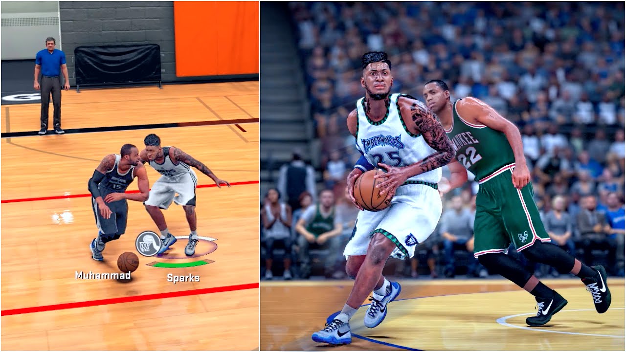 NBA 2k16 My Career | Position Battle | CAUGHT MY FIRST VICTIM UNDER THE BASKET | JuiceMan