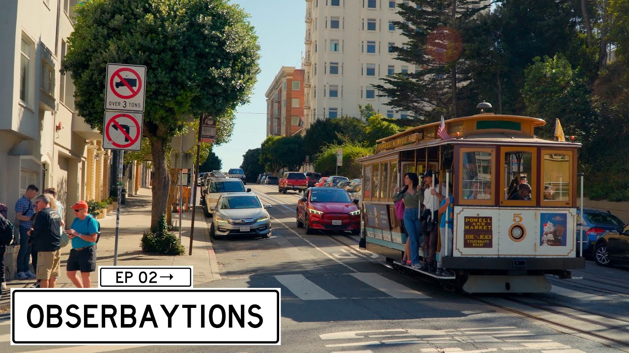 Cinematic Street Views - San Francisco | EP 2: Lombard, Chestnut, Francisco, Greenwich, Filbert