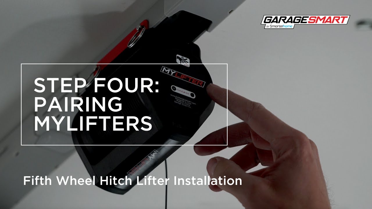 Fifth Wheel Hitch Lifter Installation - Step Four: Pairing MyLifters