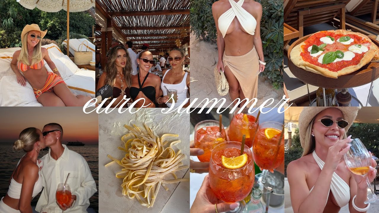 EURO SUMMER VLOG (rome, tuscany, cannes, st tropez, mykonos)